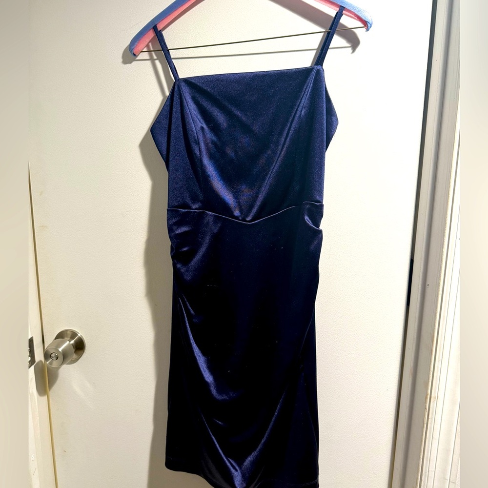 Emerald Sundae Navy Blue Hoco/Prom Dress